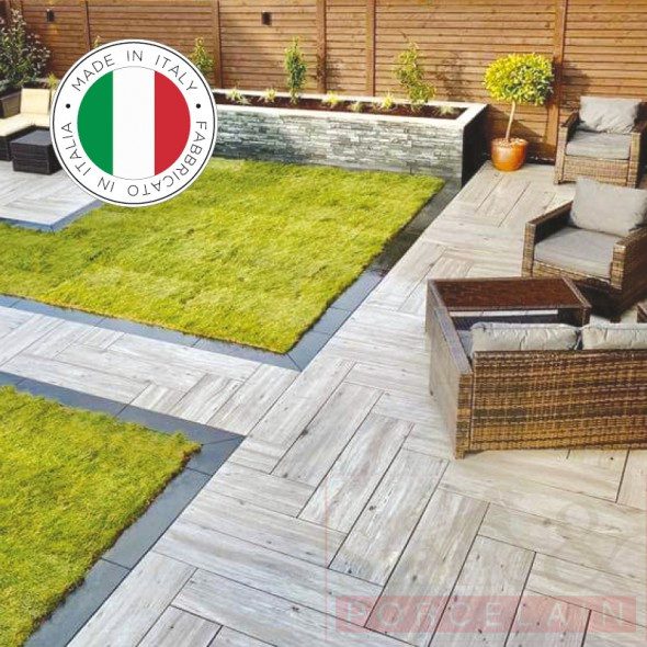 ITALIAN PADOAK GREY PORCELAIN PLANKS 1200X300