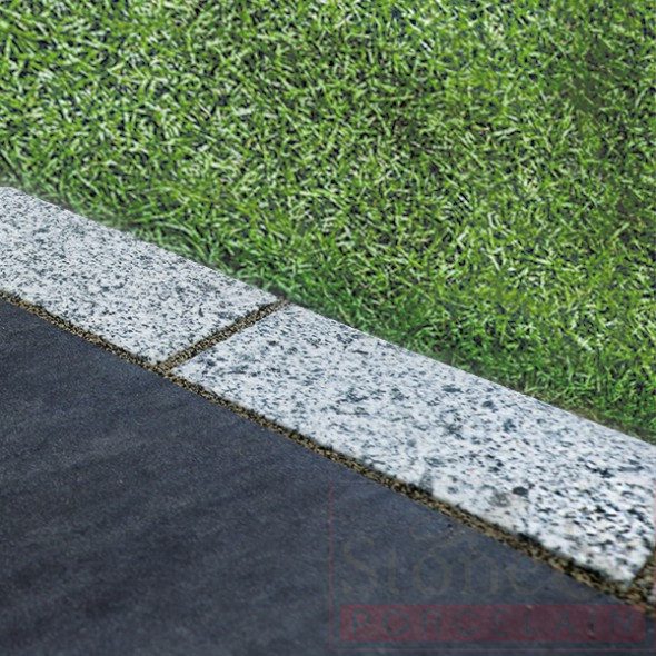 SILVER GRANITE COBBLES LIGHT TUMBLED 200X100