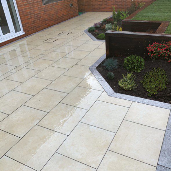 Cream Travertine Effect Porcelain Range